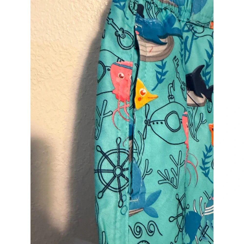 Swiggles Toddler Boys Blue Sea Creature Whale Shark Swim Trunks Size 2T NWT